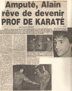 1987 1988 12 novembre Découpure de journaux